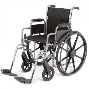 Excel Basic Lightweight 18" Wheelchair Medline K3 MDS806600E